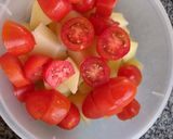Foto del paso 2 de la receta: Ensalada de papa y tomates cherry