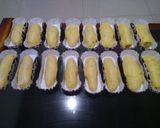 Foto langkah ke 6 dari resep Roti isi pisang coklat lembut.