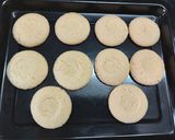 A picture of step 6 of Besan coconut cookies.