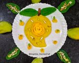 A picture of step 5 of Mango Halwa.