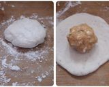A picture of step 5 of Aloo Paneer Stuffed Kulcha.