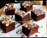 Foto langkah ke 7 dari resep BROWNIES COKLAT Panggang Klasik no Mixer untuk adik tersayang :).