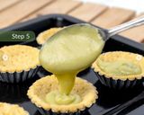 Foto langkah ke 6 dari resep Hokkaido Matcha Cheese Pie.
