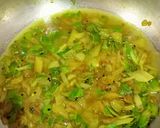 A picture of step 3 of Aloo Potoler Khosar(peels) chorchori.