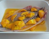Foto del paso 4 de la receta: Lubina a la naranja al horno y berberechos