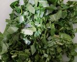 A picture of step 1 of Bread potatoe spinach roll.