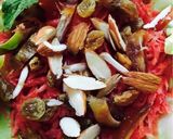 A picture of step 2 of Carrot dry fruits salad.