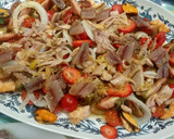Foto del paso 7 de la receta: Ensalada con vinagreta de naranja