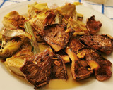 Foto del paso 5 de la receta: Setas con Alcachofas al ajillo