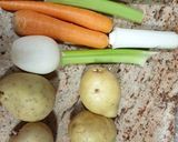 Foto del paso 1 de la receta: Sopa de verduras con arroz