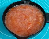 A picture of step 1 of Sev Tamatar Ki Sabji.