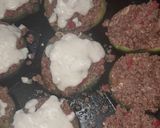 A picture of step 7 of Stuffed Zucchini.