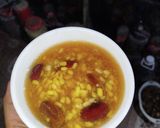 Hình bước làm 2 của món Chè đậu xanh táo đỏ