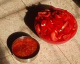 টমাটো র‍্যাপ ম্যাগি রোল(tomato wrap maggi roll recipe in Bengali) রেসিপির ধাপ 1 ছবি