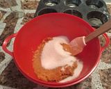 Foto del paso 2 de la receta: Muffins veganos de zapallo y zanahoria exprés