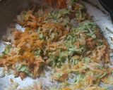 A picture of step 2 of Rice pinwheel.