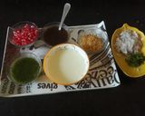 A picture of step 5 of Aloo Matar Tikki Chaat.