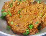 A picture of step 9 of Baingan Bharta.