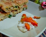 Foto langkah ke 8 dari resep Martabak Telur | Isi Daging Ayam.