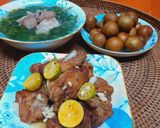 Hình bước làm 4 của món Cơm nhà đơn giản với đuôi heo