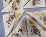 Foto del paso 6 de la receta Triángulos de verduras con masa filo