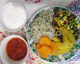 عکس مرحله 3 از دستور شیویدپلو با مرغ