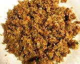 A picture of step 1 of Banana Stem & Rice Tikki.