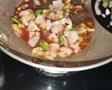A picture of step 5 of Honey Chilli Cauliflower.