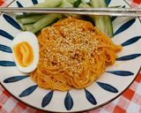 Bibim Guksu (koreai hideg csípős tészta) recept fázis 5 fotója