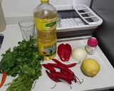 Foto del paso 1 de la receta: Excelente salsa de cilantro con picante