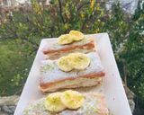 Une image de l'étape 4 de Mille-feuille au pistache et banane 👌👌.