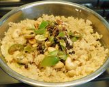 A picture of step 4 of Ven Pongal (khara Pongal).
