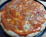 Foto del paso 9 de la receta: Pizza sin amasar con el agua de cocción (en este caso de papas)
