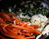Foto del paso 5 de la receta: Vegetales🥕🍆🌰🌿 y espaguetis🥗 con rica salsa...🙄🤨🤔