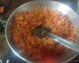 A picture of step 5 of Gajar Ka Halwa with instant mava.