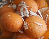 A picture of step 5 of Mango Rasgulla.