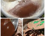Foto langkah ke 4 dari resep Brownies Kukus Super Lembut Nyoklat / brownis amanda kw.