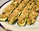 Foto del passaggio 4 della ricetta Zucchine ripiene di tonno e capperi