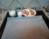 Foto del paso 1 de la receta: Postre navideño. Tronco relleno de crema pastelera y cobertura de chocolate