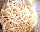 A picture of step 4 of My Italian Style Chicken Sausage bake on Spaghetti 🤗.