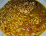 Foto del paso 7 de la receta: Arroz meloso de conejo y alioli de membrillo