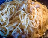 Foto del paso 4 de la receta Auténticos spaguetti carbonara con toque moderno de pimienta roja