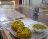 A picture of step 5 of Makki ka Dhokla.