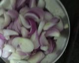 A picture of step 2 of Punjabi style dum aloo.