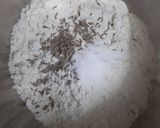 A picture of step 1 of Crispy Bhakri.