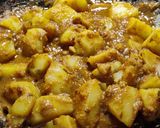 A picture of step 3 of Poori- aloo curry and kheer.