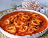 Foto langkah ke 7 dari resep Cumi Asam Manis Terung Asam (Rimbang/Terung Dayak).