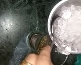 A picture of step 4 of Green Tea Shikanji.