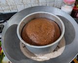 A picture of step 8 of Eggless Coffee Walnut Cake No Oven & Without Cream.