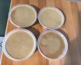 Une image de l'étape 6 de Crèmes café et praliné de Pâques.